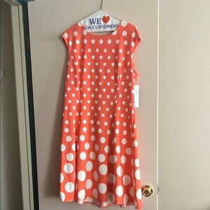 Orange Polka Dot Dress
